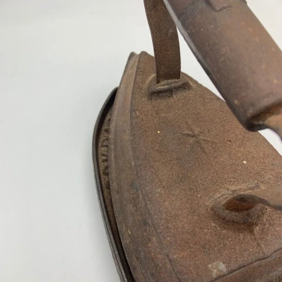 Antique Colebrookdale Iron Co. Pottstown PA Old Fashioned Iron and Base - Picture 7 of 11